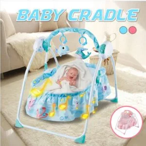 Electric Swing Baby Cradle Bed With A Mosquito Net