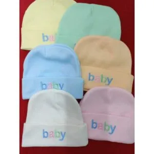 Pure Cotton BABY Printed Newborn Hats