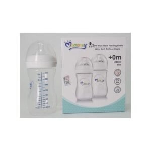 Mom Easy Feeding Bottle 240ML Wide Neck (Twin-pack)