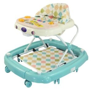 King's Collection 2In1 Walker/Rocker- W.Blue/White
