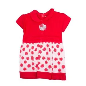 2pc girls set (frock and red)