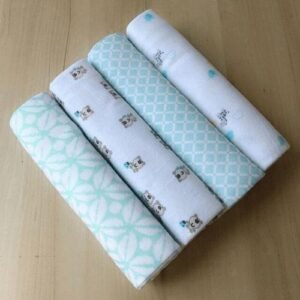 Receiving Blankets- Set Of 4 ( Print Indifferent )