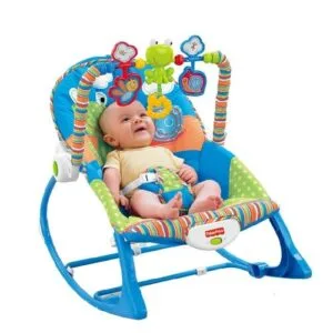 2 in 1 adjustable Baby Rocker/Bouncers- (Big Size)Blue