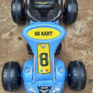 Kids Electric Four-wheel Go-Kart (Blue)