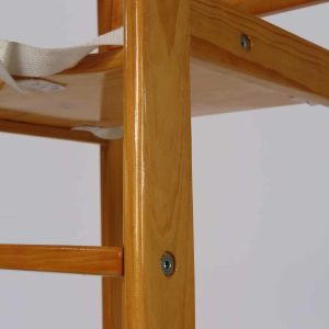 Wooden baby feeding chair/ high Chairs for Babies and Toddlers, Restaurant-Style Stackable High Chair with Commercial Grade Solid Wood for Dining Table & Kitchen, Easy to Clean