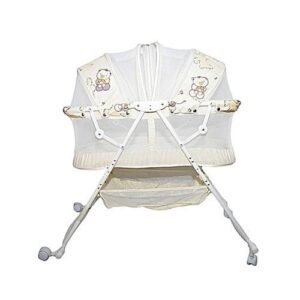 Metal Baby Crib-cream