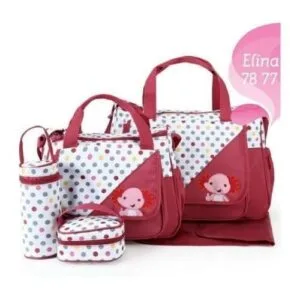 5in1 Diaper Bag - RED