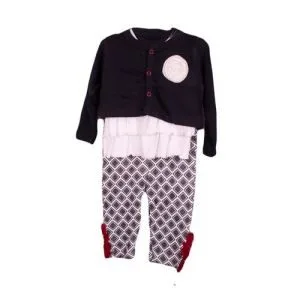 Fashion 3pc Girls Set - Black & White
