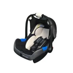 Infant Baby car seat/ Carry Cot - Off white/black with head cushion (big)