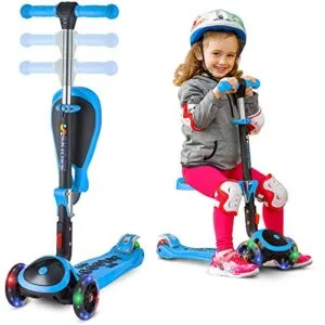 Kids' Scooter With Folding Seat