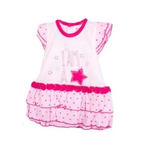 Fashion 2pc girl set(frock and pink panty)