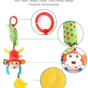 Soft Plush Baby Rattle Toy with Bells