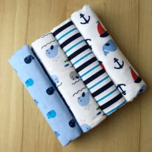 Newborn Soft Cotton Receiving Blankets