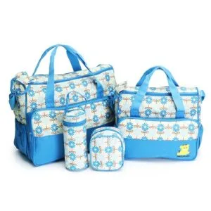 Elegant Diaper Bag-Light blue