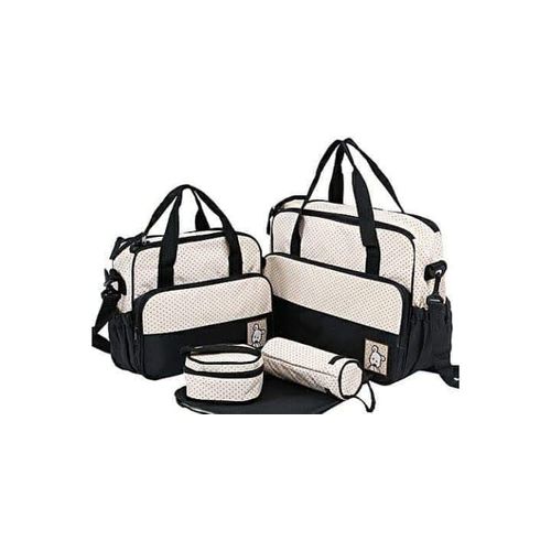 Bear Club Diaper Bag, Multi Pockets Waterproof -Black | Tash Baby Store