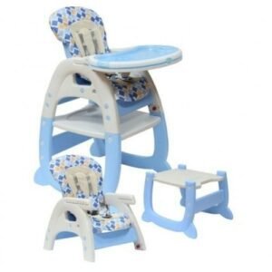 Convertible baby high chair - Blue