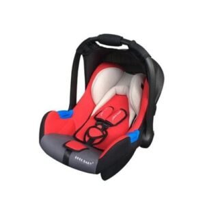 Infant Car Seat/ Carry Cot - black and red with head cushion( big)