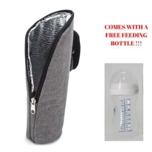 Mom Easy Single Bottle ThermaBag With FREE Feeding Bottle