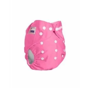Washable Baby Diaper with 3 Insert-pink