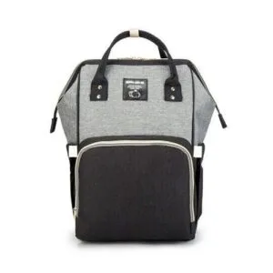 Diaper Bag - Grey & Black