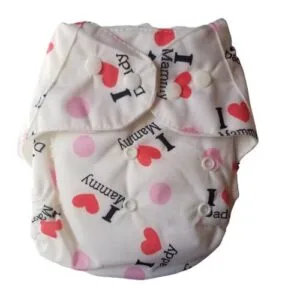Washable And Adjustable Diaper With 3 Inserts