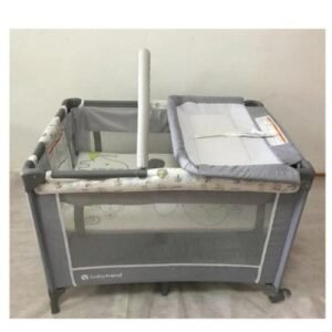 Baby Playpen Bed With Changing Table And Overhead Toys