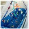 Baby Cot Bumper Set blue 2