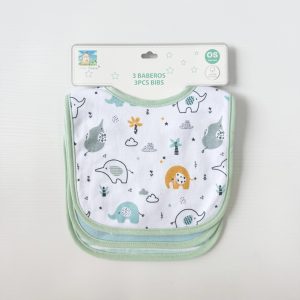 Baby waterproof feeding/ drool bibs ( set of 3)