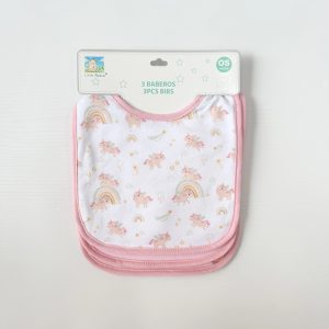Baby waterproof feeding/ drool bibs ( set of 3)