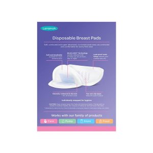 Ultra thin disposable breast pads (60 pcs)