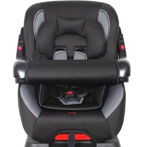 Reclining baby car seat with extra security barrier Reclining baby car seat with extra security barrier