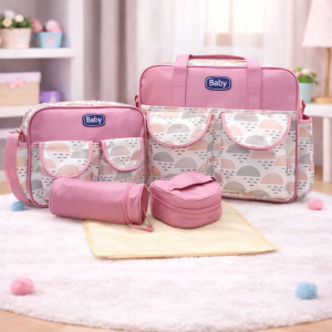 Trendy 5 in 1 diaper bag/ mommy bag