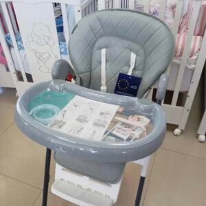 Height adjustable baby feeding chair