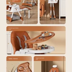 Baby reclining Feeding chair and table 3 in 1 Multifunctional