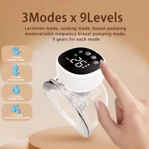 Wearable electric breast pump MY376
