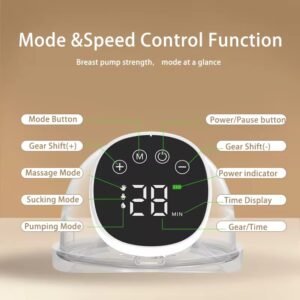 Wearable electric breast pump MY376