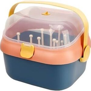Portable baby bottle drying rack