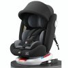 Premium Kidilo Car Seat Isofix Baby Car Seat with 360 degree rotation, sun shade and top teether (0-12 Years)