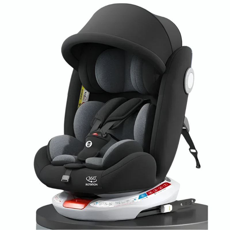 Premium Kidilo Car Seat Isofix Baby Car Seat with 360 degree rotation, sun shade and top teether (0-12 Years) Premium Kidilo Car Seat Isofix Baby Car Seat with 360 degree rotation, sun shade and top teether (0-12 Years)