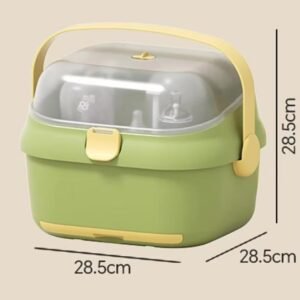 Portable baby bottle drying rack