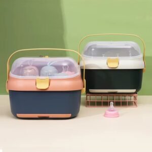 Portable baby bottle drying rack
