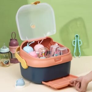 Portable baby bottle drying rack