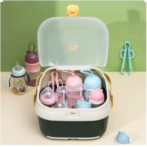 Portable baby bottle drying rack