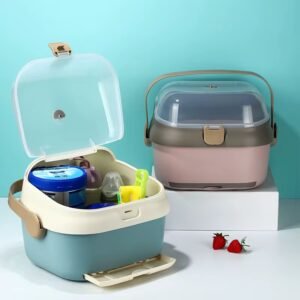 Portable baby bottle drying rack