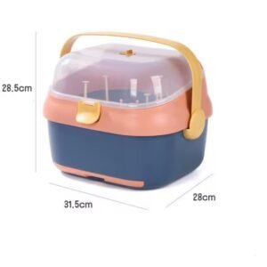 Portable baby bottle drying rack