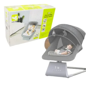 4 in 1 cool baby deluxe baby swing with mosquito net, timer, remote and mosquito net