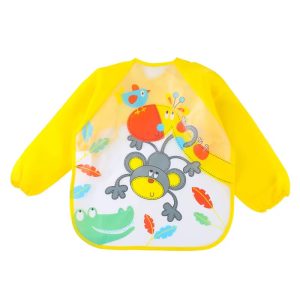 Long-sleeved Waterproof Bibs/ Wearable Baby Bibs