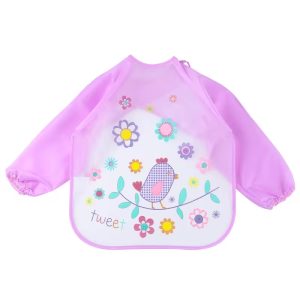 Long-sleeved Waterproof Bibs/ Wearable Baby Bibs