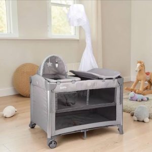 Baby Playpen baby Cosleeper bed With Infant bassinet And Mosquito Net