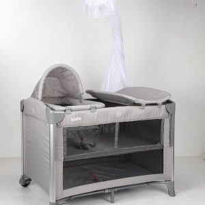Baby Playpen baby Cosleeper bed With Infant bassinet And Mosquito Net